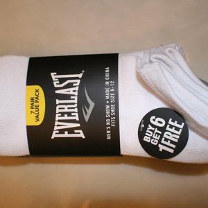NWT Men's no-show Socks . shoe size 6-12/ 7pair